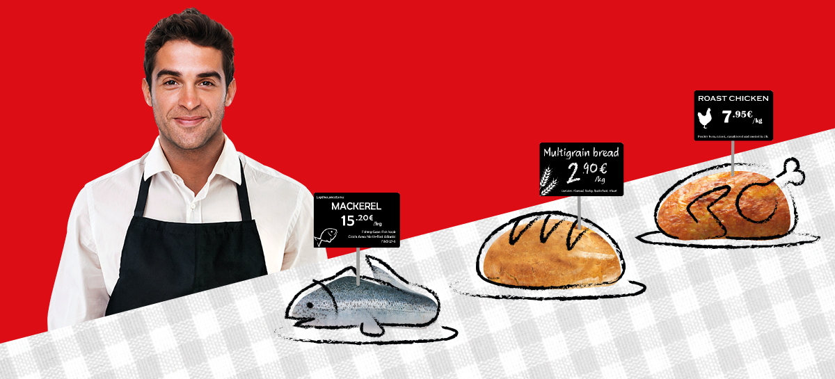 Discover customized price tags printed on site