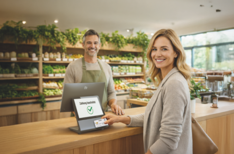 Schnell bezahlen in schick!